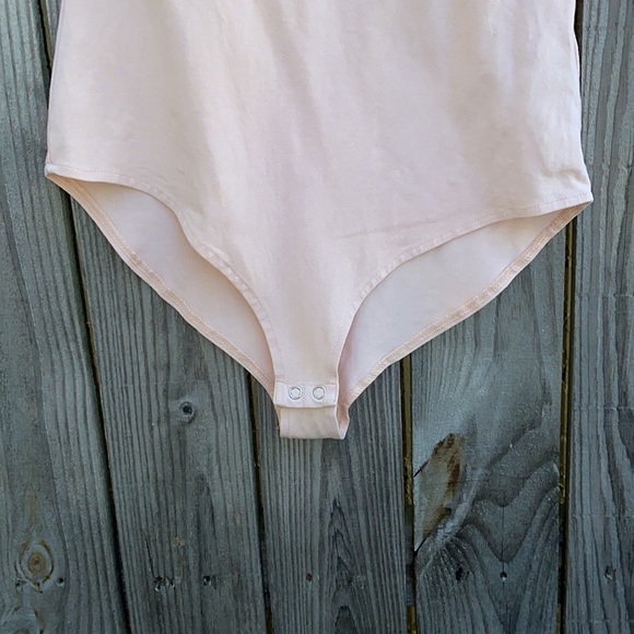 Gently Used Light Pink Forever 21 3/4 Sleeve Body Suit - Picture 8 of 12